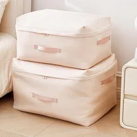 Foldable Storage Bag Organizer For Blankets Cloth Quilt Storage Bag Bolsa Almacenamiento Ropa Closet Organizer Bag Travel Home 2