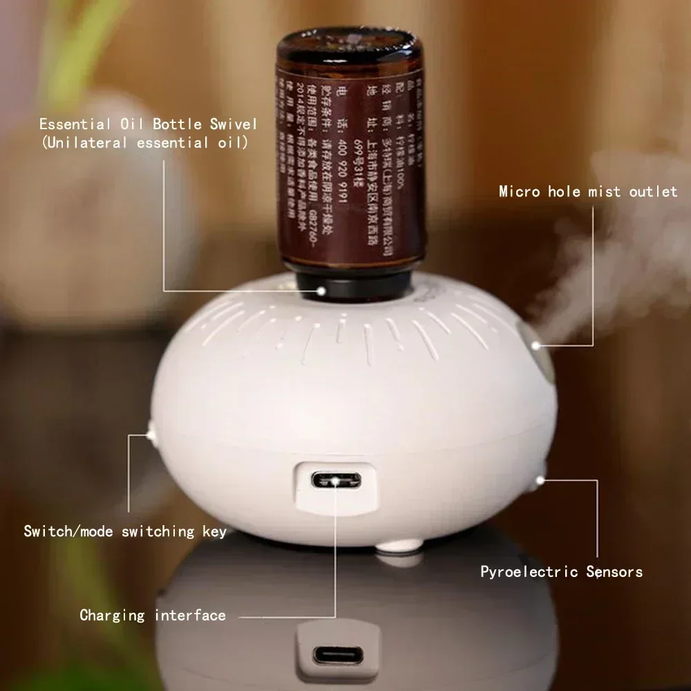 Acquista Umidificatore Mini Cooper con cavo di ricarica USB Aroma Diffusore  di oli essenziali Mist Maker Aromaterapia per Home Office 200ML Mini  portatile