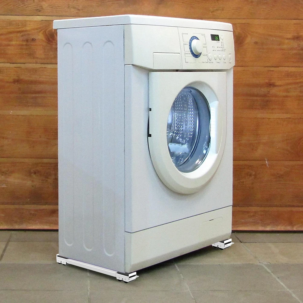 2Pcs Appliance Roller Non Slip Heavy Duty Base Extensible Mobile Roller for Washing Machines Refrigerator