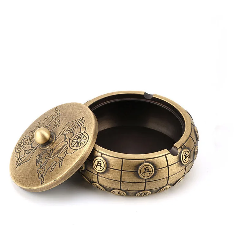 

Creative Retro Brass Ashtrays Desktop Storage Office Decoration Home Room Multifunctional Ornaments Gifts Entrance Key Holders