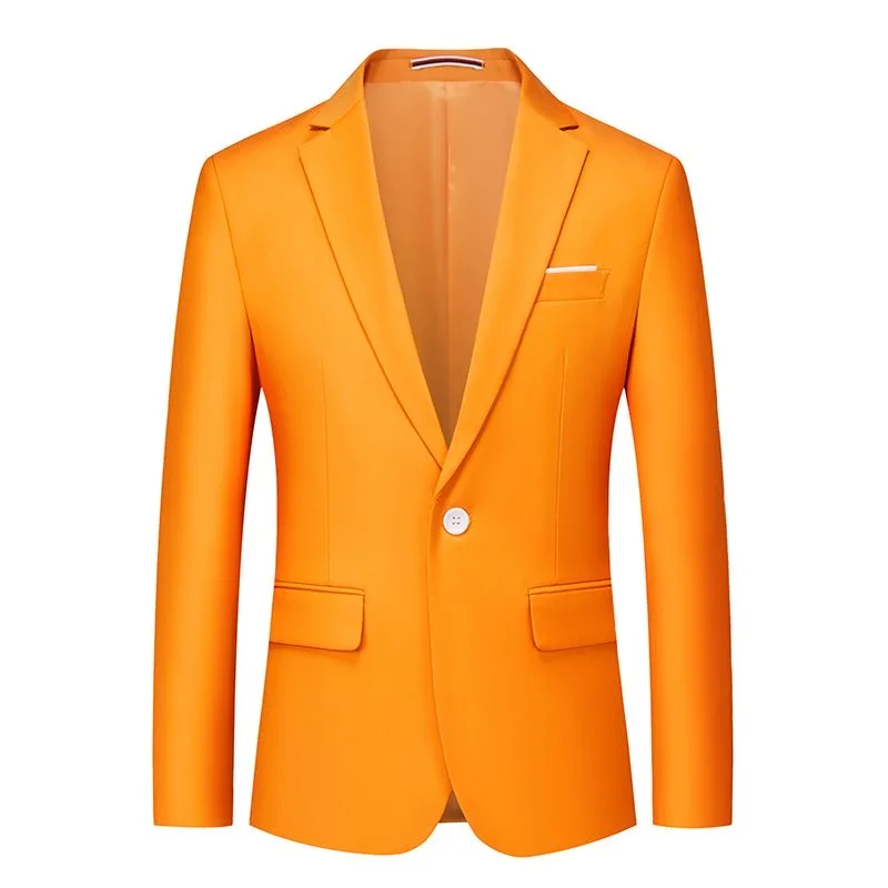 

XX517Korean style slim fit plus size suit professional formal suit groom dress trend