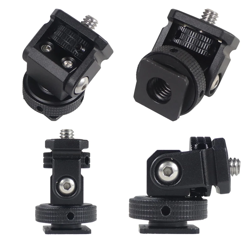 Field Monitor Holder Swivel and Tilt Adjustable Monitor Mount Cold Shoe Mount 1/4 Screw ARRI Locating Pin for DSLR Camera camera screw mount camera mount adapter