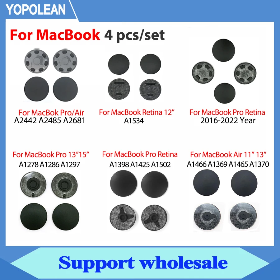 Foot Pad Bottom Case Rubber Feet For Macbook Pro Air A1278 1286 1297