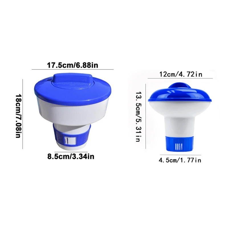 Pool Chemical Floater Swimming Pool Pill Floating Cup Containers For Pool Cleaning Chemicals Cleaning Floating Sterilizer Effervescent Tablets