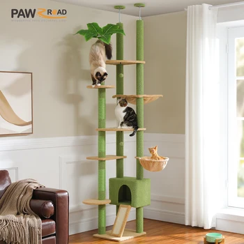 Cactus Floor-to-Ceiling Cat Tre 1