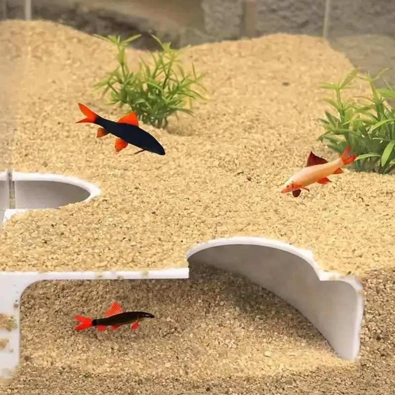 Shrimp Hides For Aquarium Double Hole Fish House Multifunctional Tank Decor Thematic Ornaments For Shrimp Lizard Hermit Crab