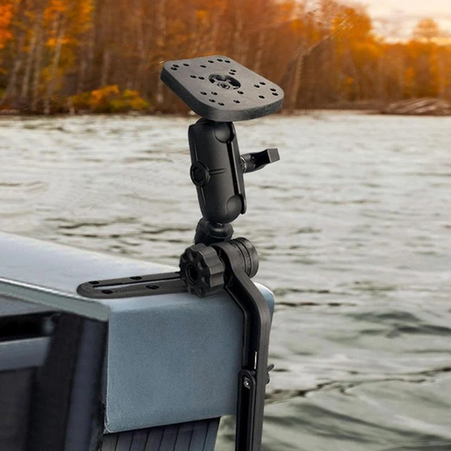 Fish Finder Mount Fish Finder Base Electronic Fishfinder Mount Support for  Kayak Yacht Boat Fish Finder Installation and Fixing