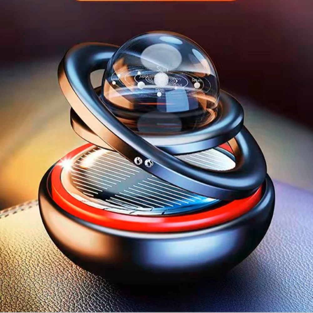 Car Aromatherapy Ornaments Car Double-ring Suspended Crystal Ball Aromatherapy Perfume