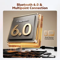 QCY Crossky C50 Open Ear Wireless Earbuds Bluetooth 6.0 Comfort Clip On Sports Earphone 4 Mic AI Clear Call Bass Boost Headphone - Image 6