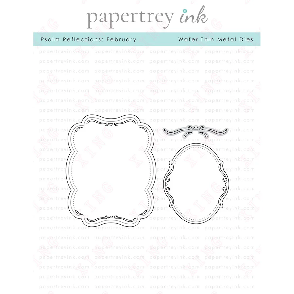 

Diy Greeting Card Handmade Craft Album Psalm Reflections: February Die New Metal Cutting Dies Scrapbook Decoration Embossed Mold