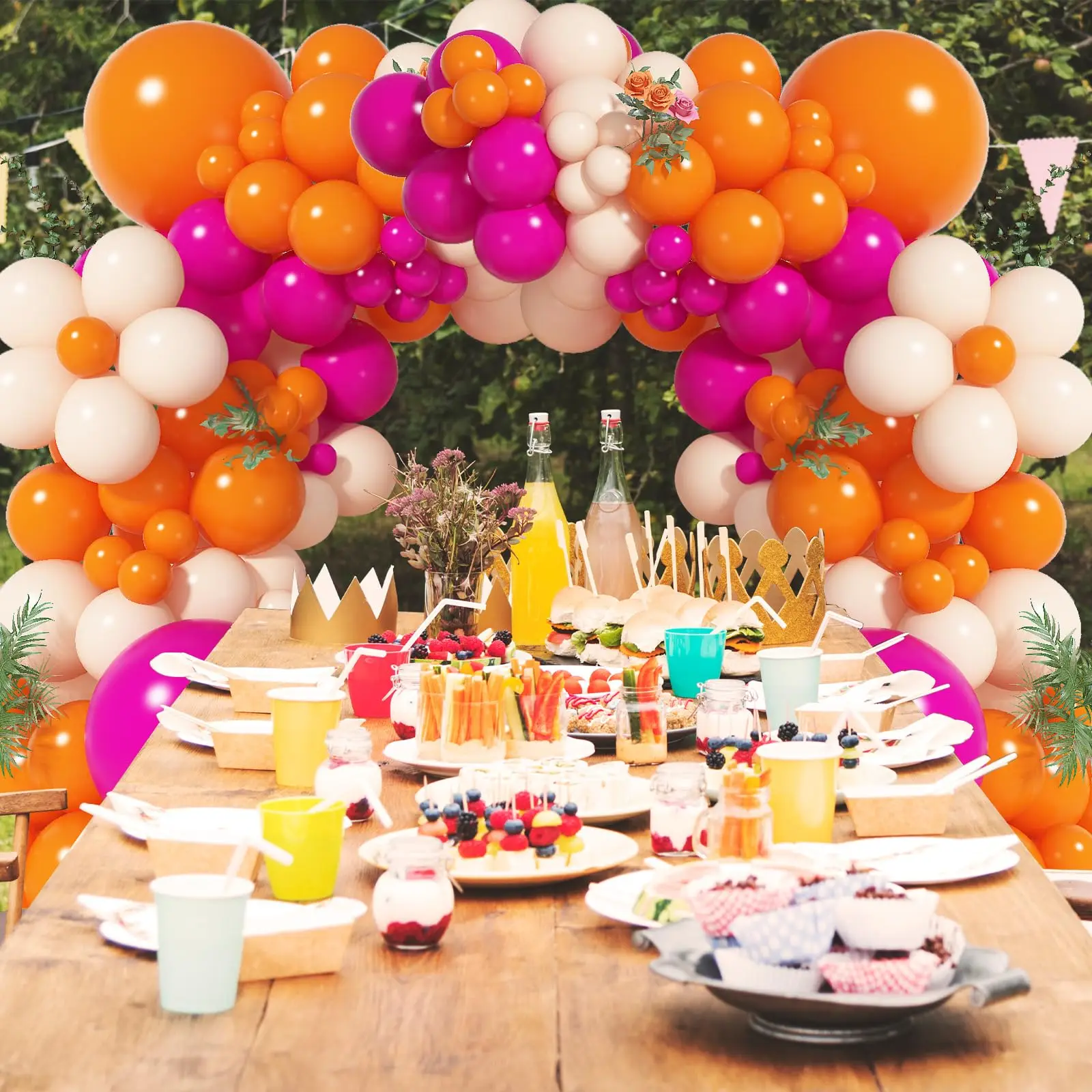 PILIN Kit arco di palloncini, kit di palloncini da tavolo trasparenti a misura libera per decorazioni di compleanno, decorazioni di matrimonio, decorazioni natalizie, articoli per feste