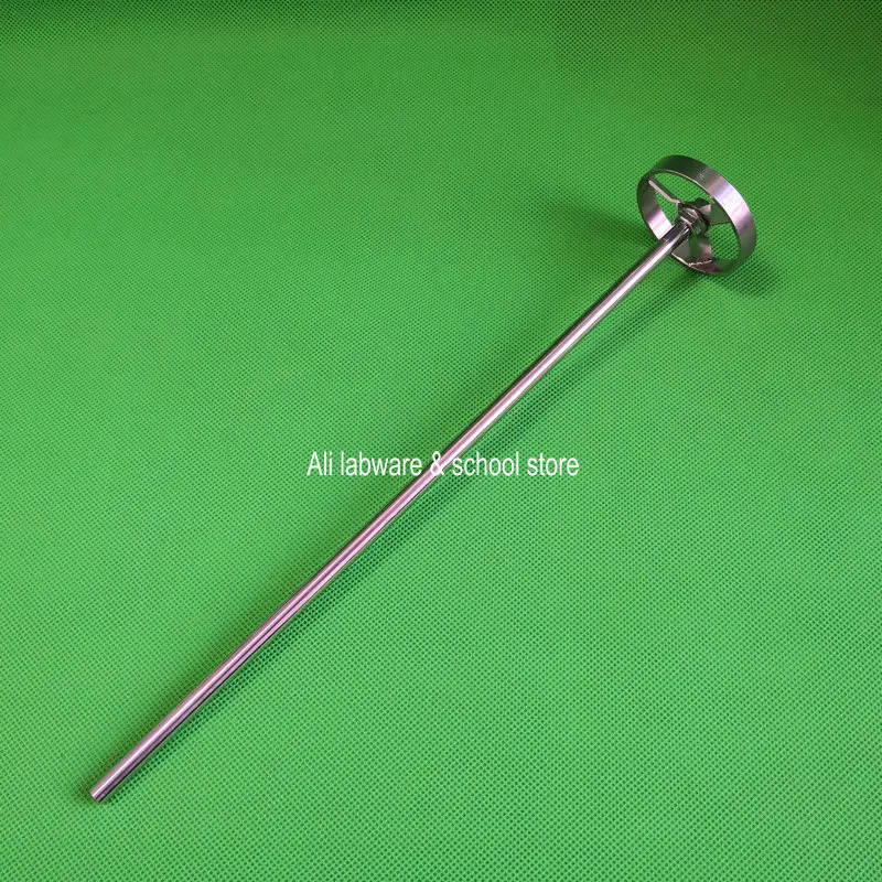 1set Lab Stainless Steel Turbine Type Stirrer paddle, machine impeller turbine Blade with stirring rod