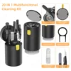 20 in 1 Multifunctional Cleaner Kit Computer Keyboard Tablet Camera Phone Screen Clean Tools Earphone Clean Brush Keycap Puller 1