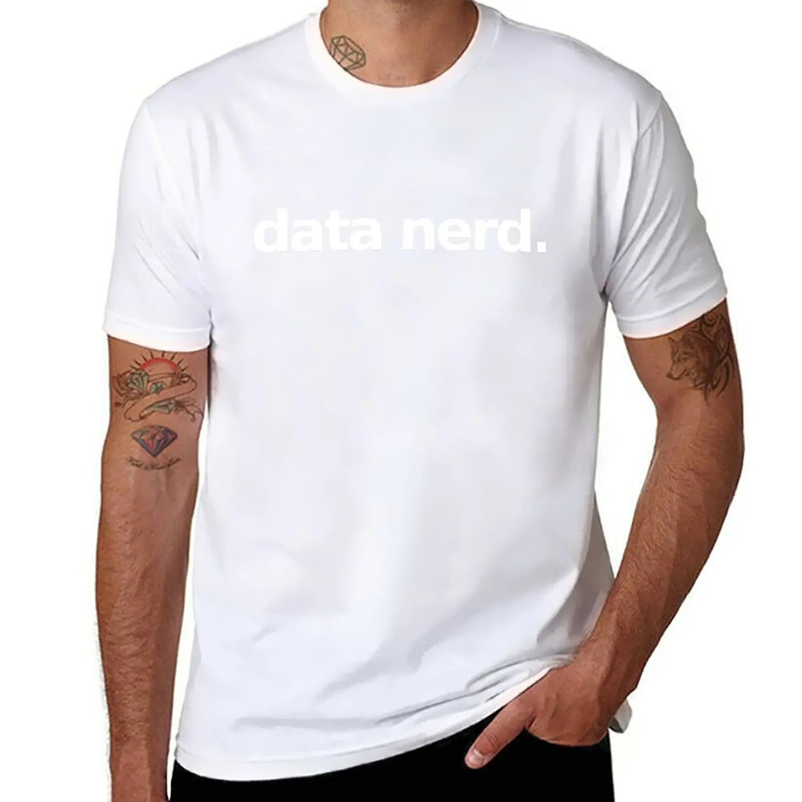 

New Data Nerd - Simple T-Shirt boys animal print shirt Anime t-shirt funny t shirt Men's t-shirt