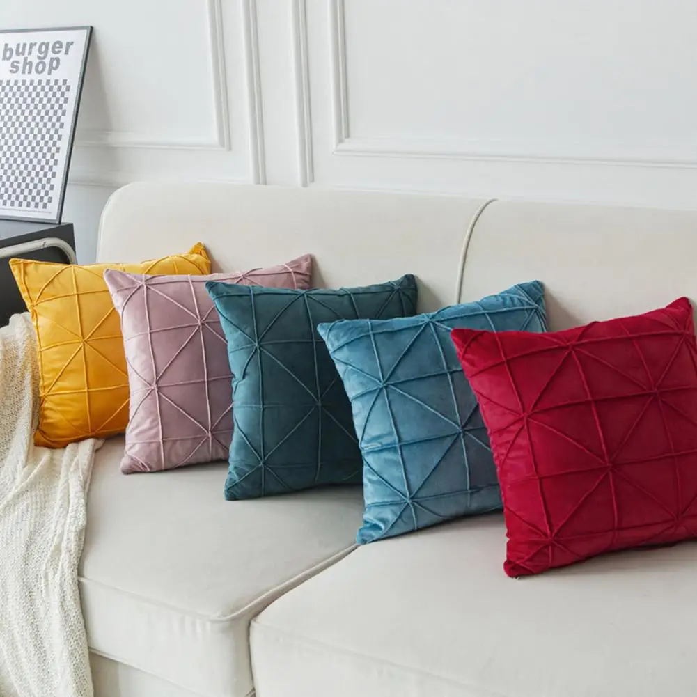 2pcs Throw Pillows Washable Throw Pillow Sofa Decoration Supple Throw Pillow, Size: 45X45X15CM