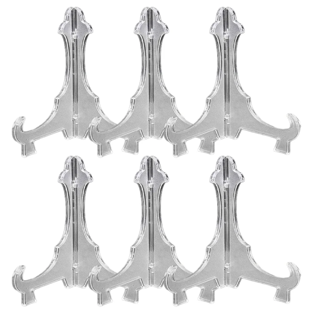 

Branch Pedestal Holder For Weddings Home Decor Plastic Plate Holders Rack Space-saving Transparent 1 Pc Brnad New