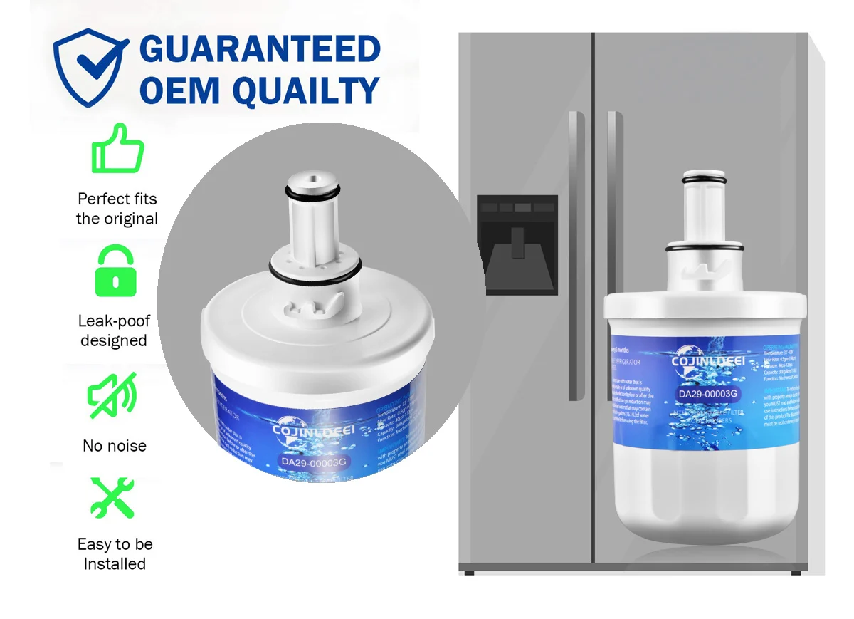Replacement for Samsung DA29-00003B DA29-00003A DA29-00003G, Aqua-Pure Plus DA29-00003D Refrigerator Water Filter 3 Pack