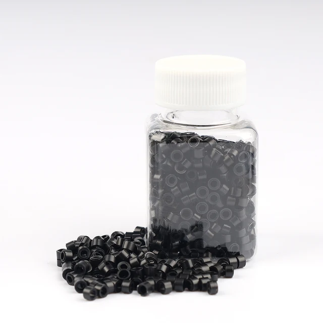 Anelli Micro Foderati In Silicone Da 4 Mm Perline 1000 Pezzi - Foto 9