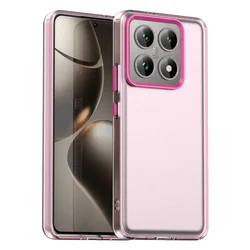 Matte Translucent Shockproof Phone Case - Frosted Finish Cover for Redmi A3 (Red)