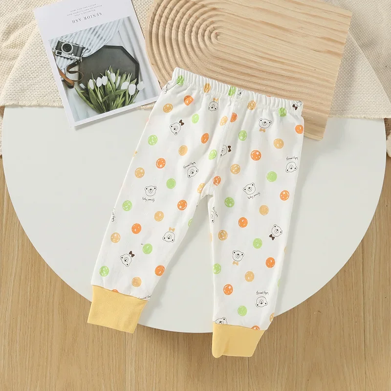 Children's underwear long cotton boys and girls autumn and winter baby pajama pants home leggings