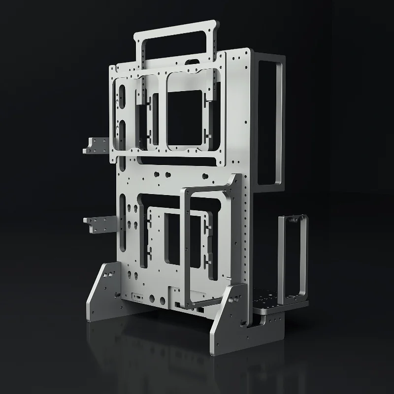Socooler Computer Case B Aviation Aluminum Simple Unpacking PC Water-cooled portable support itx Stand 4090