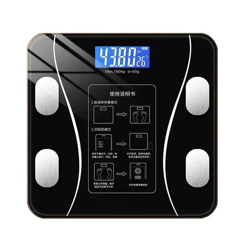 Body Fat Scale New Body Fat Electronic Scale App Smart Bluetooth Digital Rechargeable/Battery Floor Scales for BMI
