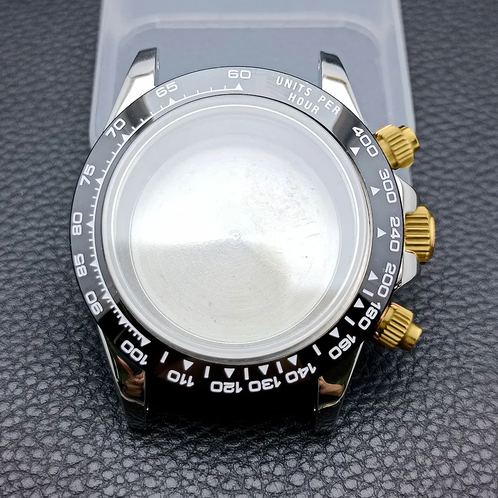 Elegant 39.3mm Silvery/Gold Men's Watch with Steel Case and 20mm Strap Box