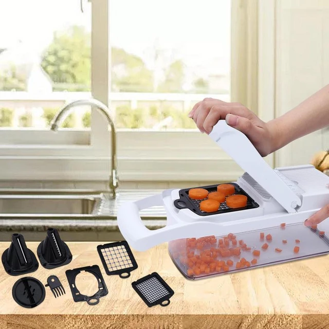 Vegetable Chopper Multifunctional Vegetable Cutter With Container