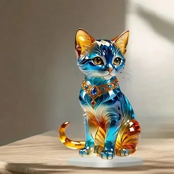 Elegant Exotic Cat Sculpture 1