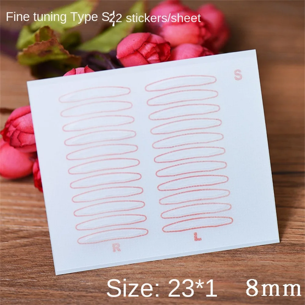 Description Picture 6 of item10sheet Invisible Eyelid Sticker Big Eyes Double Eyelid Stickers Self Adhesive Pull Lift Eye Tape Sticker Ladies Eye Makeup Tool