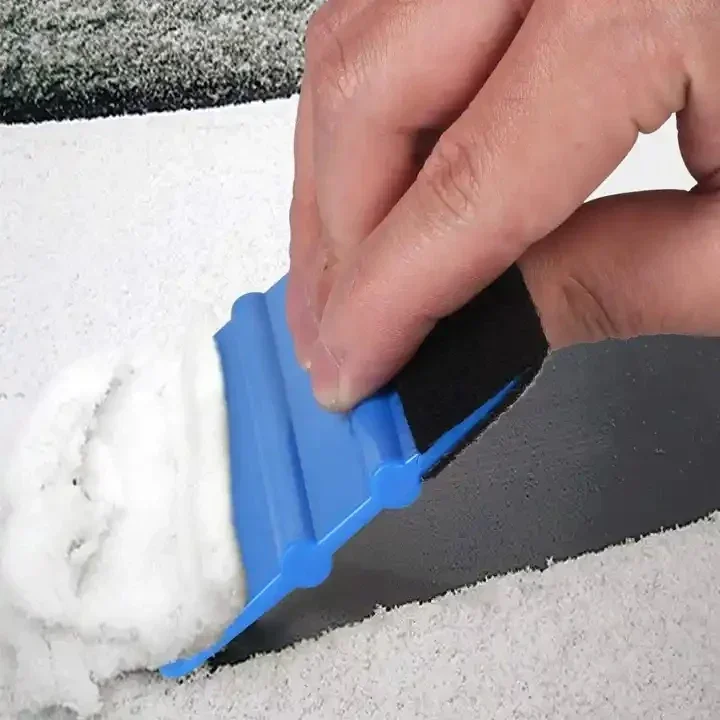 Car Wrapping Tools 1-3pcs Car Decals Squeegee Vinyl Wrapping Spatula Edge Scratch-free Suede Felt Window Film Lights Film Scraper