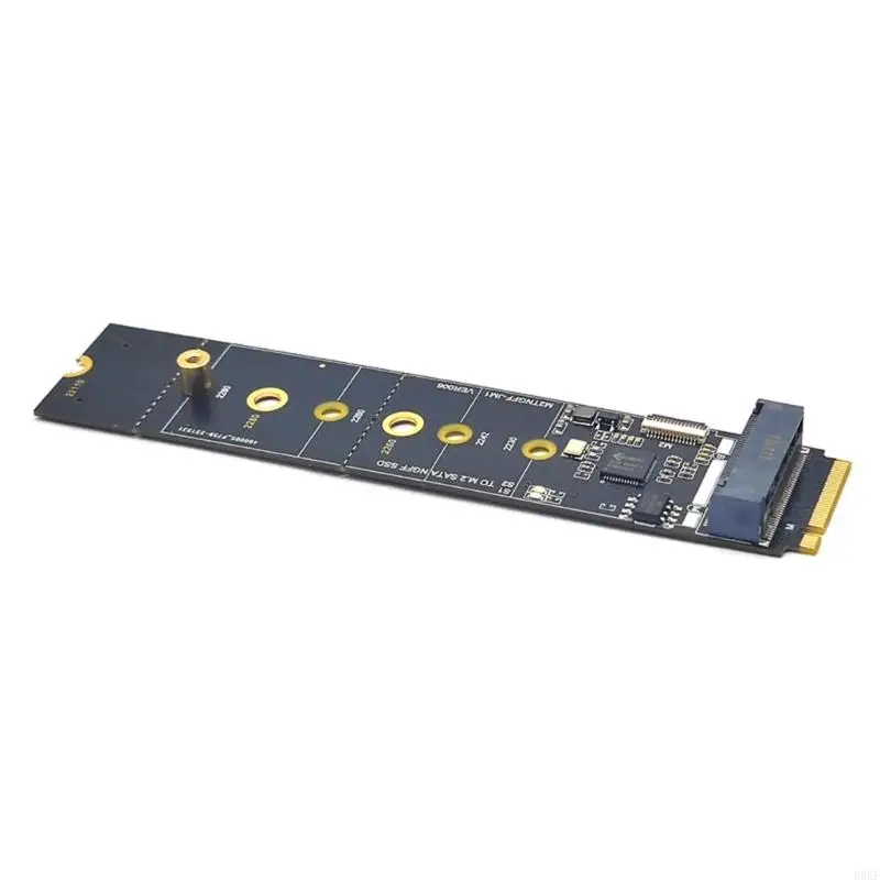 B0KF NGFF NVME to SATA3.0 6Gbps Card Adapter M.2 Key-M PCIE NVME to Expanion Card Riser Converter JMB582 PCIE
