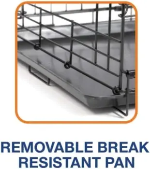 Precision Pet Products Two Door Provalue Wire Dog Crate, 42 Inch, For Pets 70-90 lbs, With 5-Point Locking System 4