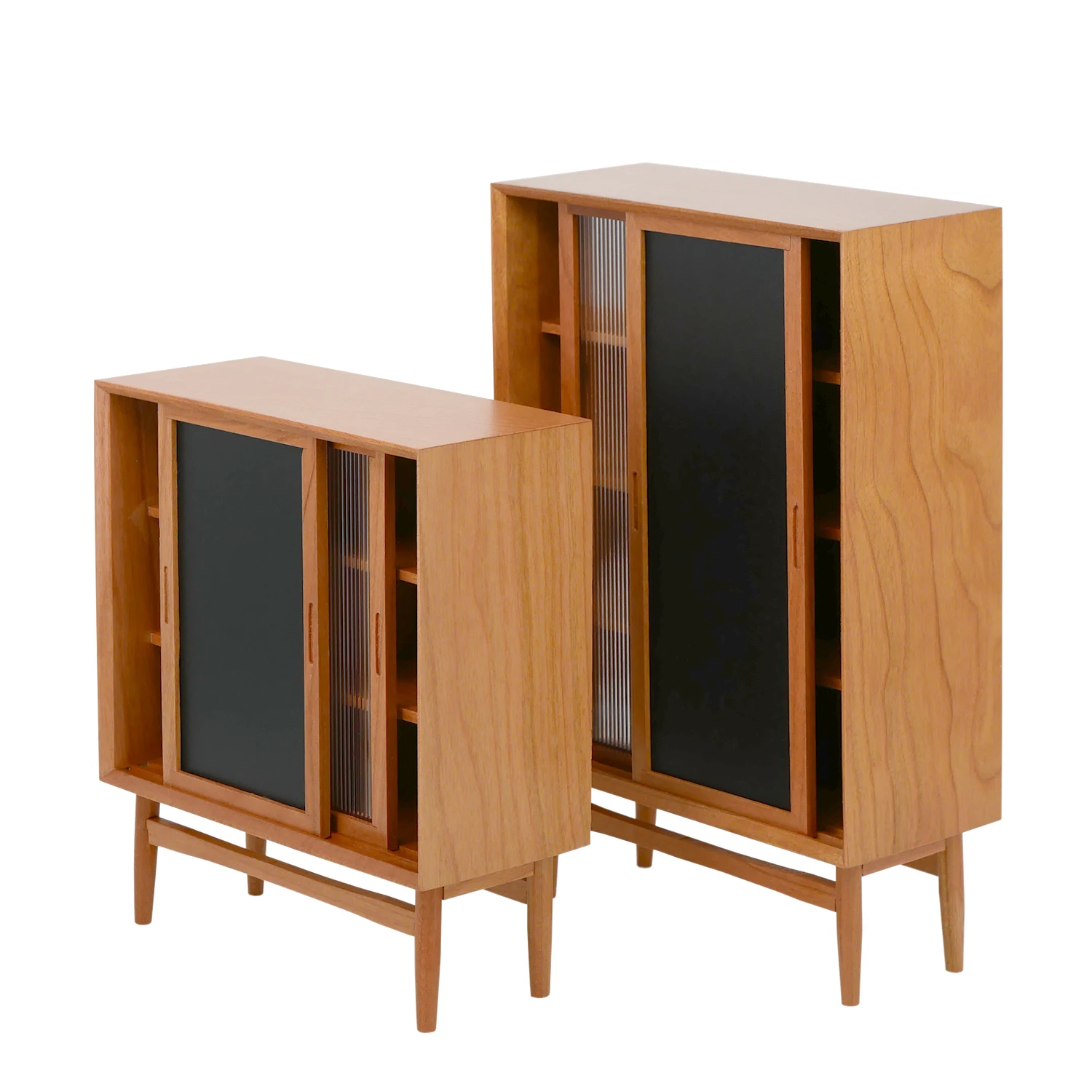 1/6 bjd ob11 miniature dollhouse furniture Mini model Red Cherry Wood Locker/Magnetic Blackboard Cabinet 2