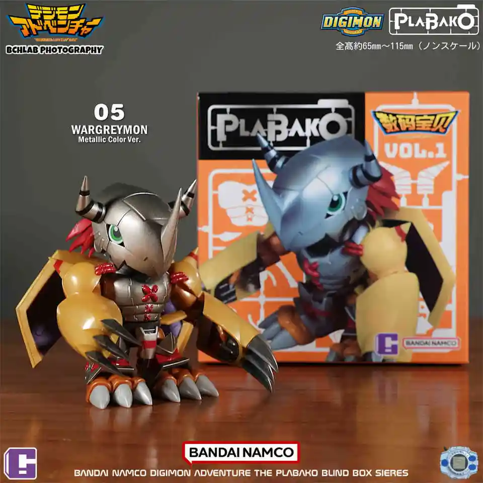 バンダイ　海外限定　デジモン　プラモデル　Plabako 3点セット En Stock BANDAI Plabako Digimon caja ciega de aventura Black