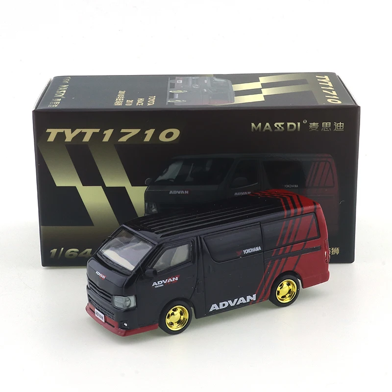 京商 1/64 TOYOTA HIACE ADVAN Massdi 1：64 TYT1710-2010 Toyota Hiace Advan Model Toy | eBay