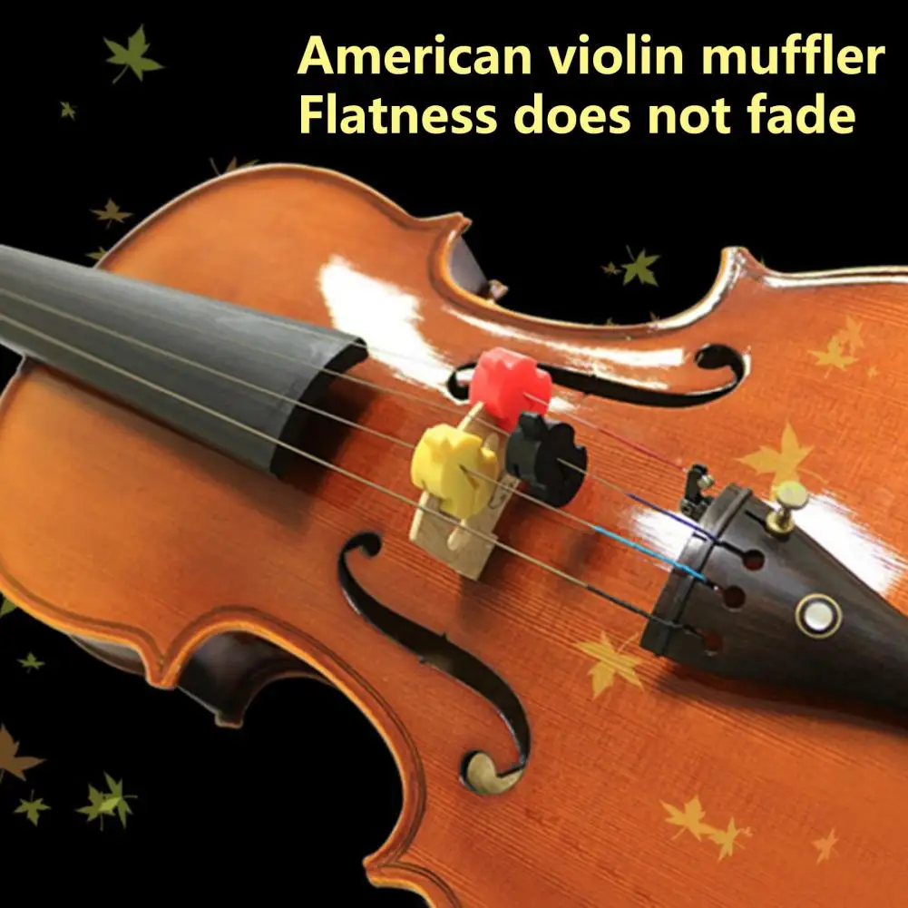 Helpful Long Lasting Violin Mute Rubber Lightweight All Purpose Fiddle