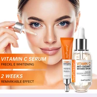 Ensemble de blanchiment du visage à la vitamine C, crème anti-taches foncées, Kits de soins de la peau, éclaircissant, hydratant, sérum pour le visage, soins pour la peau 3