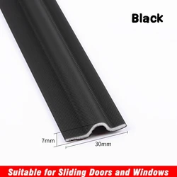 Weather Seal Strip - Acoustic Foam Insulation Tape for Doors & Windows, Windproof & Soundproof (Black)