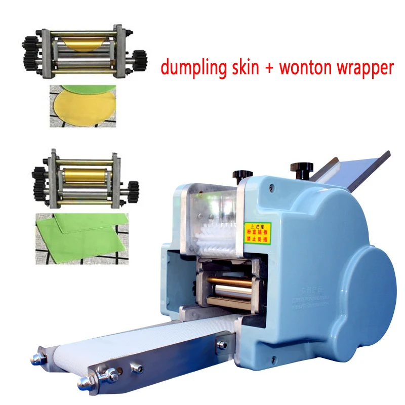 

110V/220V Automatic Wonton Packaging Electromechanical Pasta Machine Dumpling Machine Noodle Machine Dough Roller Machine