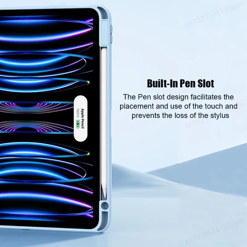 Premium Shockproof Tablet Case with Magnetic Cover and Pen Slot
