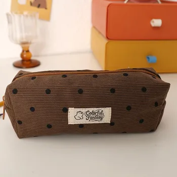 Astuccio per matite leggero, moda retrò, piccolo portapenne, ufficio, college, scuola, cancelleria, custodia per trucco, borsa per cosmetici