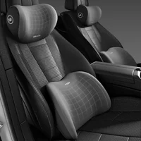 Waist Cushion Seat Covers Car Interior Accessories Headrest Driver Pillow Vehicle Backrest Back Support Neck Memory Foam Seat 1