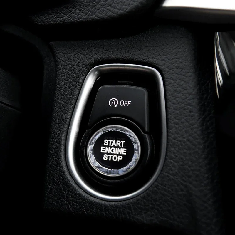 Elegant Crystal Style Car Engine Start/Stop Button Cover