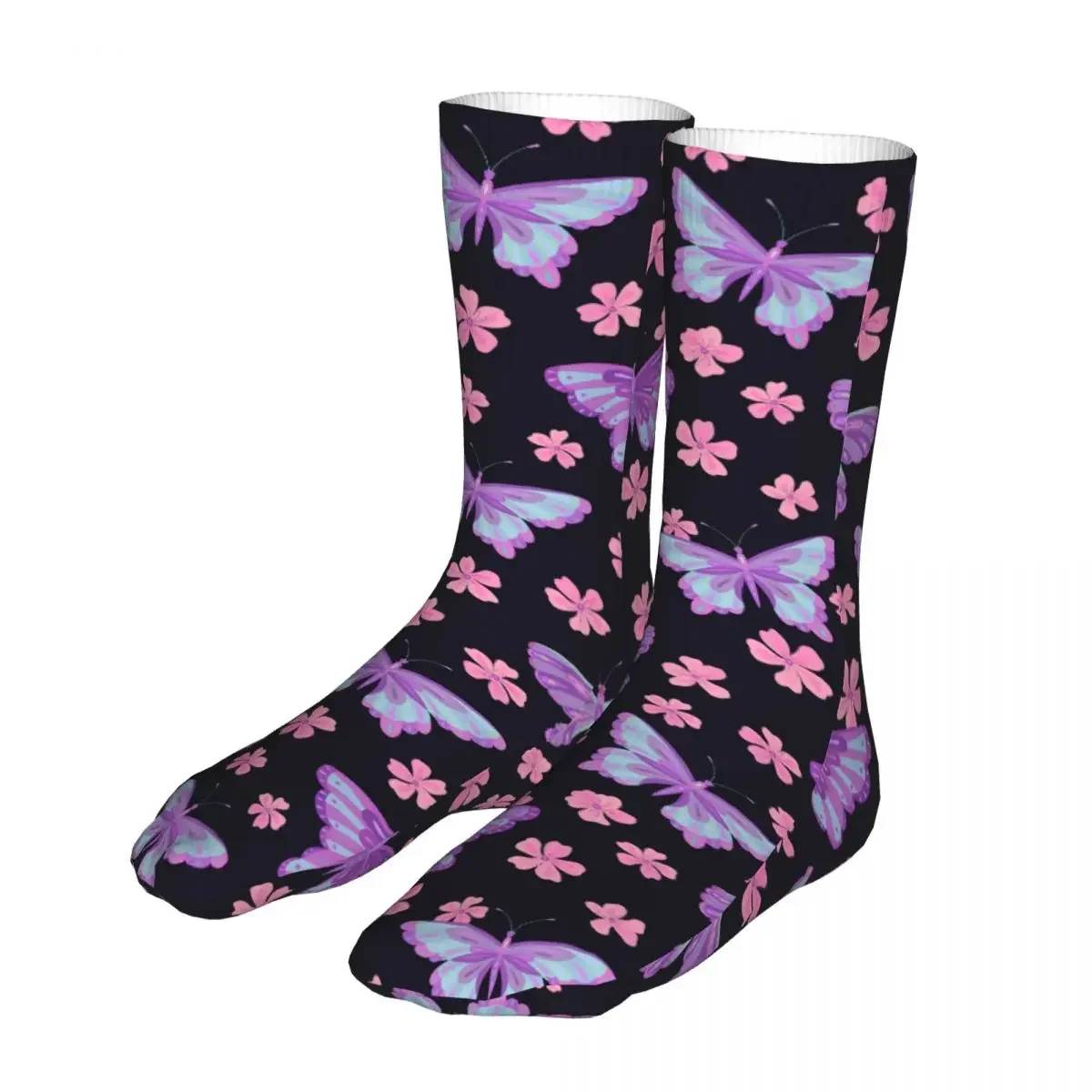 

Female Sport Butterfly Socks Cotton Compression Woman Socks