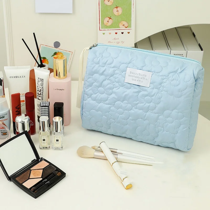 Floral Large-Capacity Waterproof Travel Cosmetic Bag