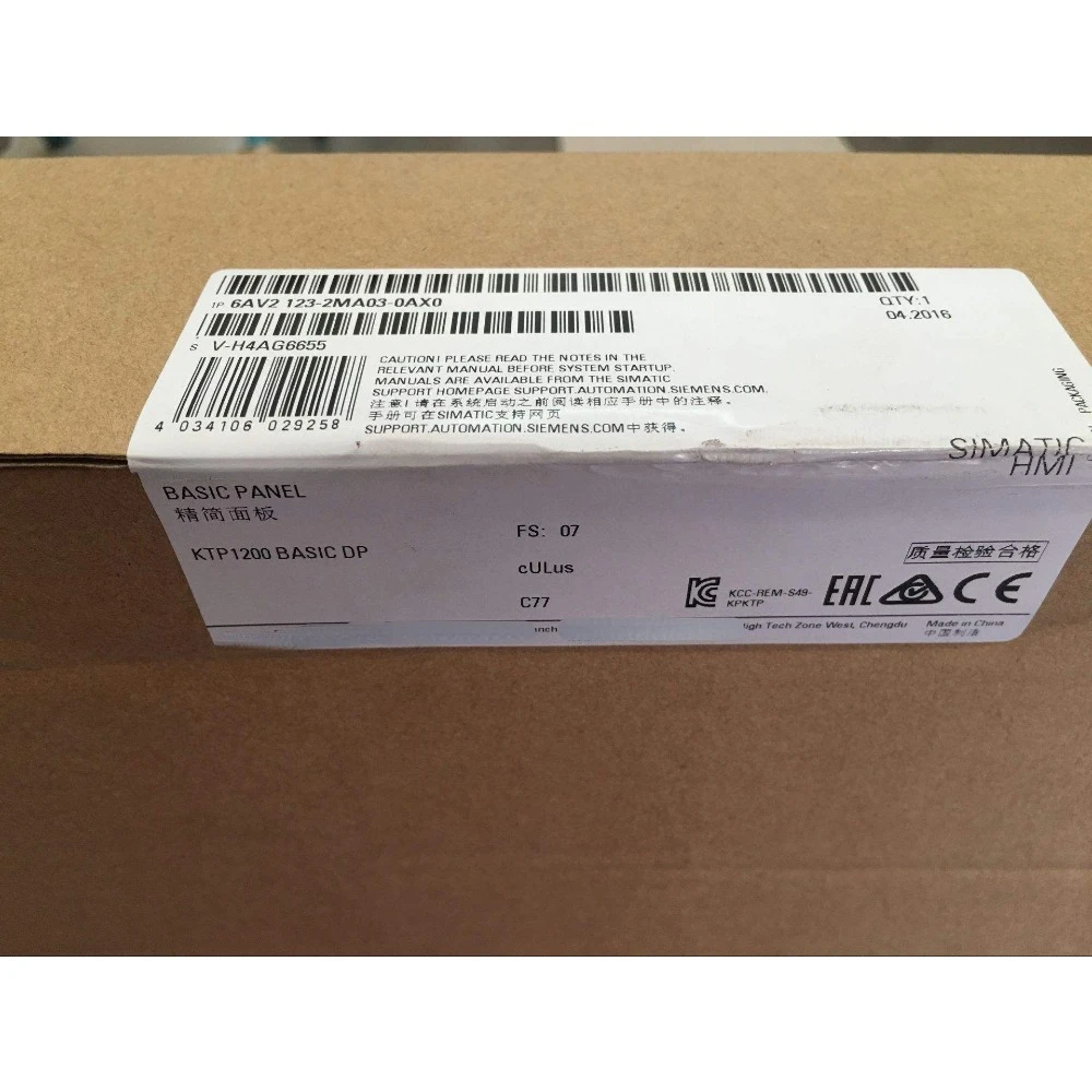 

HMI 12 inch HMI KTP1200 Basic 6AV2123-2MA03-0AX0 6AV2123-2MB03-0AX0