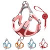 Adjustable Dog Harness For Small Dogs Cat Reflective Dog Harness And Leash Set Breathable Pet Harness Puppy Vest Dog Accessories 5