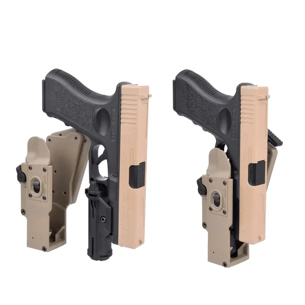 

Универсальная кобура для пистолета Glock 17 оружия Surefire XH15 XH35, фонарик, мягкие кобуры, подвижный пистолет, адаптер