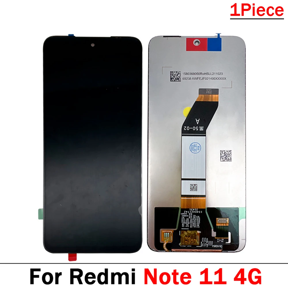 LCD Display Replacement Touch Screen Digitizer Replacement LCD Display For Xiaomi Redmi Note 11 11S Pro 4G 5G Touch Screen Digitizer Panel Assembly 2201117TG 2201117SG